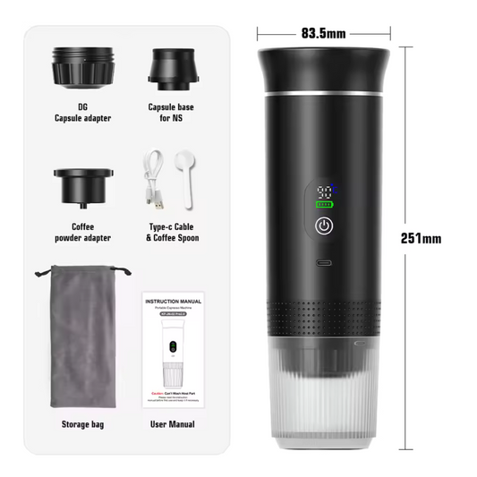 Pack Completo Cafetería Pórtatil Inalámbrica
